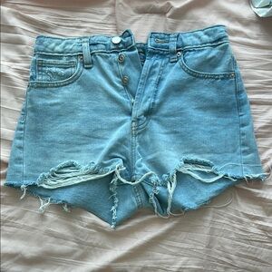 Wild Fable Blue Distressed Jean Shorts